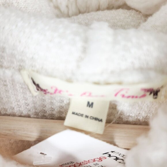 NWT It's Our Time All The Jingle Ladies Christmas Sweater Fleece Hoodie Size M - Picture 5 of 6